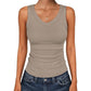 💜 LAST DAY PROMOTION - 50%OFF💜Women's V-Neck Ribbed Knit Tank Top