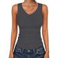💜 LAST DAY PROMOTION - 50%OFF💜Women's V-Neck Ribbed Knit Tank Top