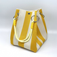 💜 LAST DAY PROMOTION - 50%OFF💜Striped Knit Bucket Bag – Handwoven, Rope Handle, Spacious 👜