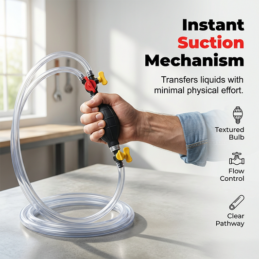 💜 LAST DAY PROMOTION - 50%OFF💜Manual Siphon Pump with High-Flow Valve