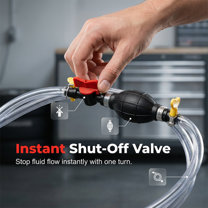 💜 LAST DAY PROMOTION - 50%OFF💜Manual Siphon Pump with High-Flow Valve