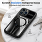 A magnetic tempered glass case designed exclusively for flagship phones—stylish and durable!