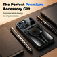 A magnetic tempered glass case designed exclusively for flagship phones—stylish and durable!