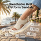 💜 LAST DAY PROMOTION - 50%OFF💜Women's Breathable Knit Platform Sandals