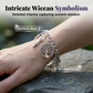 📿 LIMITED-TIME 50% OFF! ✨ Vintage Pagan Charm Bracelet – Spiritual Symbols, Antique Silver, Bohemian Style 🌙