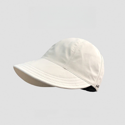 ⏳LAST DAY SALE: ONLY ￡7.99!!🎁✨Women’s UPF 50+ Elegant Foldable Sun Hat – Wide-Brim Cotton Bucket Hat with Neck Flap & Adjustable Strap 🌞🇬🇧 | Packable, Breathable & Beach-Ready