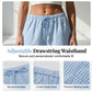 ⏰2026 Summer Hot Sale 50% OFF🌊✨Women's Wide Leg Gingham Striped Plaid Pants🏖️-Casual Barrel Loose Drawstring Pants with Pockets☀️