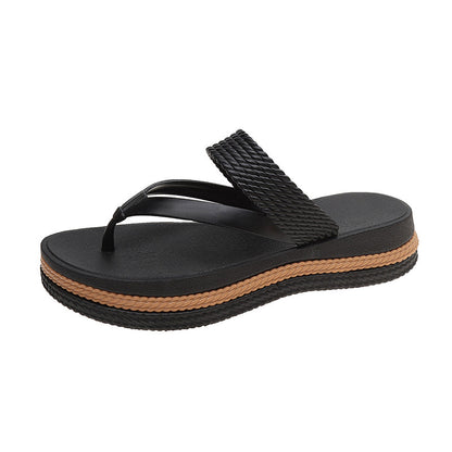 🎶 Summer Essential Flip-Flops with Woven Straps