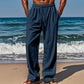 👖 Men's Trendy Linen Loose Fit Pants with Pockets