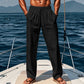 👖 Men's Trendy Linen Loose Fit Pants with Pockets