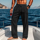 👖 Men's Trendy Linen Loose Fit Pants with Pockets