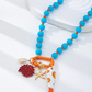 🐚 Ocean-Inspired Beaded Necklace | Eye-Catching Beads · Starfish and Fish Pendants · Stackable · Adds a Touch of Style | Everyday Wear · Vacation Outings