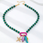 🐚 Ocean-Inspired Beaded Necklace | Eye-Catching Beads · Starfish and Fish Pendants · Stackable · Adds a Touch of Style | Everyday Wear · Vacation Outings