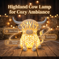 🐮Warm Glow Highland Cow Table Lamp